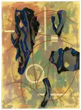 Theodor Werner, Urzeitlich, 1956, Öl auf Leinwand
