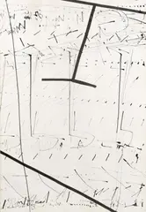 Ohne Titel by K.R.H. Sonderborg, 1977, Tusche und Collage auf Arches-Velin, sold Dec 2016