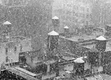 Andreas Feininger, Chelsea Rooftops in Snow. Vermutlich 1940er Jahre