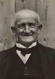 August Sander, Zwei Bauernportraits: Rheinischer Bauer / Bauer aus dem Vorgebirge. 1910-1914 bzw