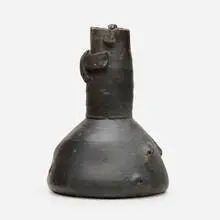Akan by Robert Turner, 1983, reduction-fired stoneware, sold Sep 2021