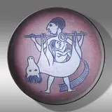 Edwin and Mary Scheier, Wall-hanging charger
