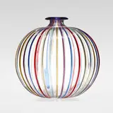 Vase by Lino Tagliapietra and Marina Angelin, 1986, hand-blown glass, sold Sep 2021