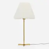 Jo Hammerborg, Table lamp, c. 1950, brass, plastic