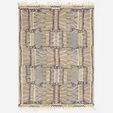 Barbro Nilsson, Strålblomman grå flatweave carpet