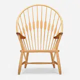 Hans J. Wegner, Peacock chair, ash, walnut, jute