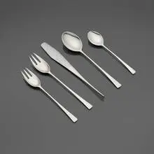 Jens Quistgaard, Tjörn flatware set, 1959, sterling silver