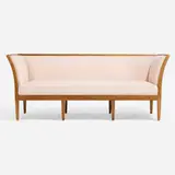 Jacob Kjær, Sofa, c. 1950, Sandra Jordan Prima Alpaca upholstery, mahogany