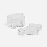Savoy vase and bowl, model 9745/3035 by Alvar Aalto, glass, sold Apr 2025