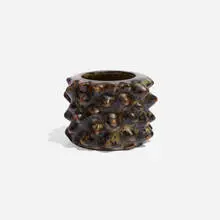 Sprouting vessel by Axel Salto, 1964, glazed stoneware, sold Apr 2025