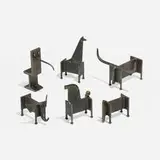 Bertil Vallien, Collection of six animal sculptures