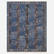 Doris Leslie Blau, Swedish-style flatweave carpet, hand-woven wool