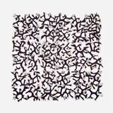 Marian Bijlenga, Untitled, 1997, horsehair and paint applied on fabric with thread and monofilament