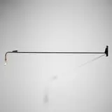 Jean Prouvé, Articulated wall lamp, c. 1947, enameled steel, steel wire, brass
