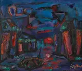 Abraham Rattner, Harbor, 1958