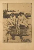 Anders Zorn, My Models (HH.277, 2nd State), 1916, drypoint etching on paper