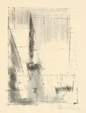 Lyonel Feininger, Gelmeroda, 1955, Lithographie auf Velin