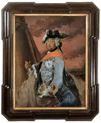 Fridericus Rex Borussiae by Unbekannt, Um 1766, Hinterglasmalerei, sold Jun 2009