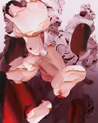 André Hemer, New Representation # 3, 2015, Acryl und Pigmentdruck auf Leinwand