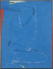 Max Ackermann, Ohne Titel, 1964, Öl auf Leinwand, mit Künstlerleiste