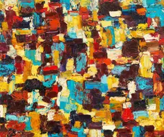 Angela Dwyer, BONE TO HIS BONE, 1996, Öl und Acryl auf Nessel