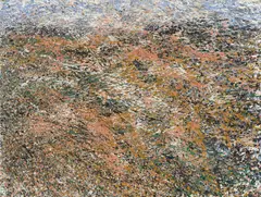 Rapsfeld by Gerda Lepke, 1984, Öl auf Leinwand, sold Feb 2021