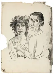 Sylvester by Max Beckmann, 1922, Lithographie auf Bütten, sold May 2013