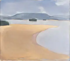 Einar Reuter, Shore landscape, oil