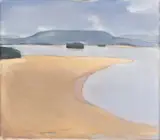 Einar Reuter, Shore landscape, oil