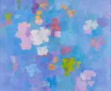 Per Stenius, Flowers, oil on cardboard