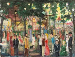 Håkan Brunberg, Puistonäkymä, oil