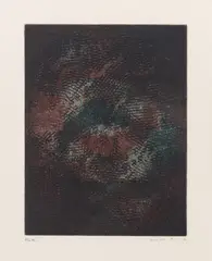 Max Ernst, Paroles peintes (1962), etching on paper