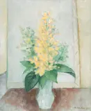 Eva Cederström, Flowers, oil
