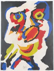 Karel Appel, Musicien, 19/75, Carborundum