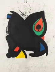 Joan Miró, Grand Palais, Paris, lithograph