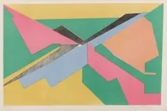 Jacques Villon, Coursier I (1958), lithograph on paper