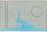 Risto Suomi, A rabbit, lithograph