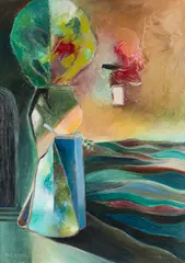 Ole Kandelin, Inspiration, oil on board