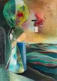 Ole Kandelin, Inspiration, oil on board