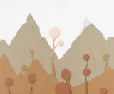 Päivi Lempinen, Mountains, mixed media