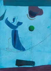 Max Salmi, Nuoralla tanssija (tightrope walker), oil