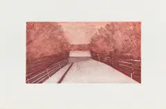 Susanne Gottberg, Vapautettu (Liberated), etching on paper