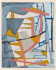 Sam Vanni, Composition, gouache