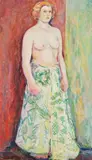Torger Enckell, Artists wife, oil