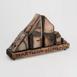Mauno Hartman, -99, painted wood