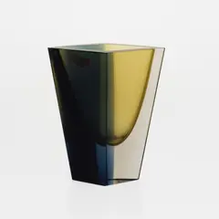 Kaj Franck, Vase, Prisma, Nuutajärvi, cut glass