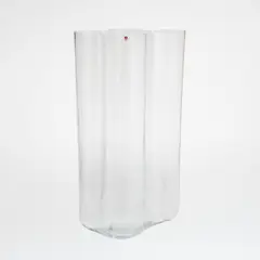 Vase, Iittala by Alvar Aalto, clear glass, offered Oct 2026