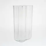 Alvar Aalto, Vase, Iittala, clear glass