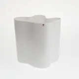Alvar Aalto, Vase, Iittala, clear and white cased glass