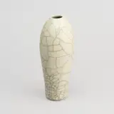 Toini Muona, A vase, White craquered ceramic